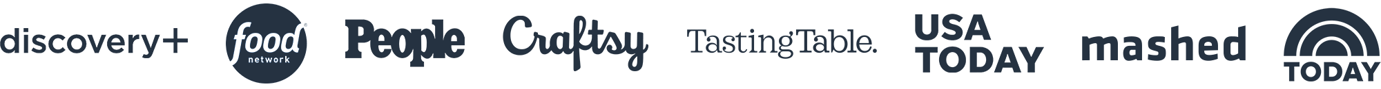 Press logos.