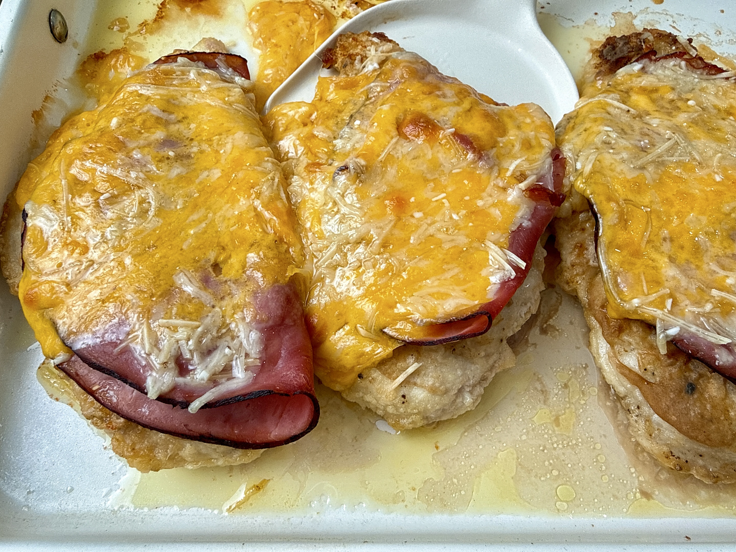 ham and cheddar chicken