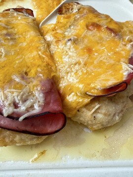 ham and cheddar chicken