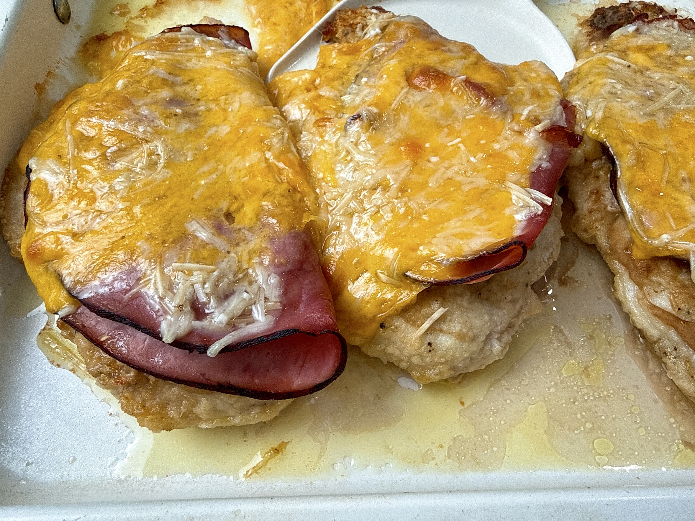 ham and cheddar chicken