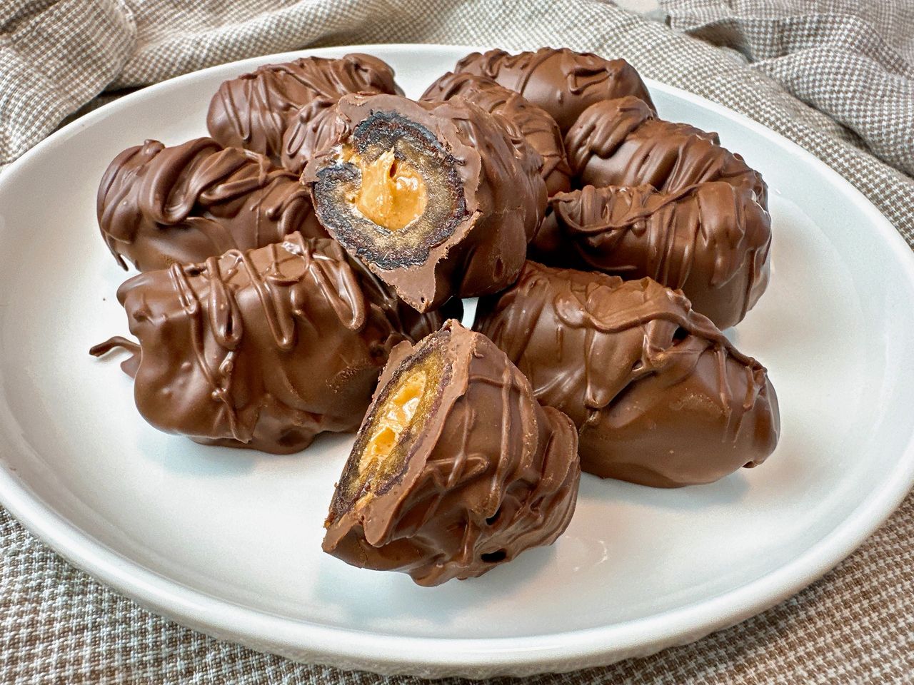 peanut butter stuffed dates