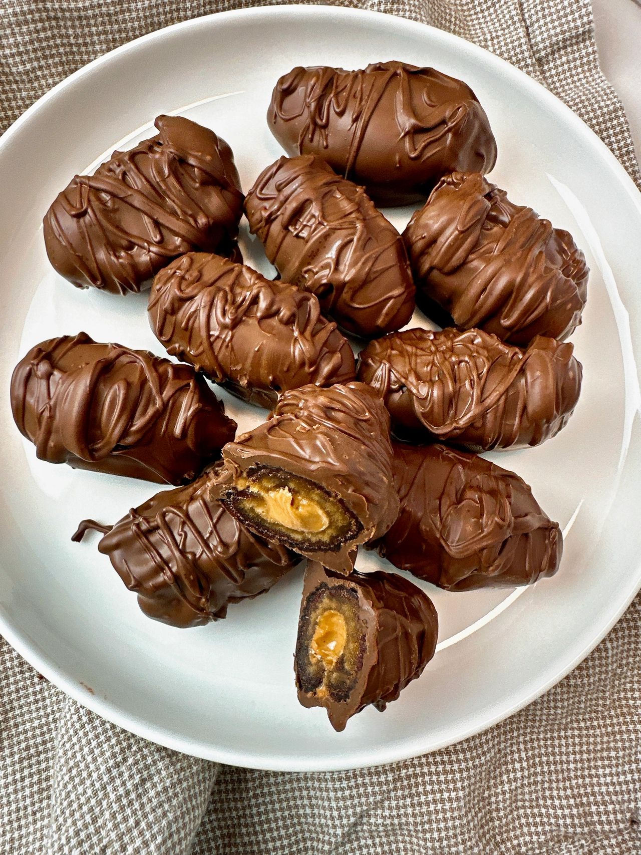 peanut butter stuffed dates