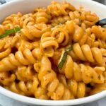 pasta with pesto cream sauce