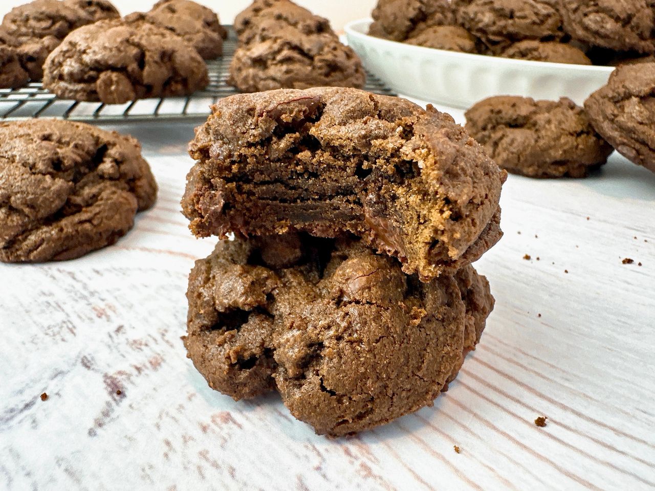 Double Chocolate Chip Cookies