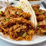 pulled pork on tortillas