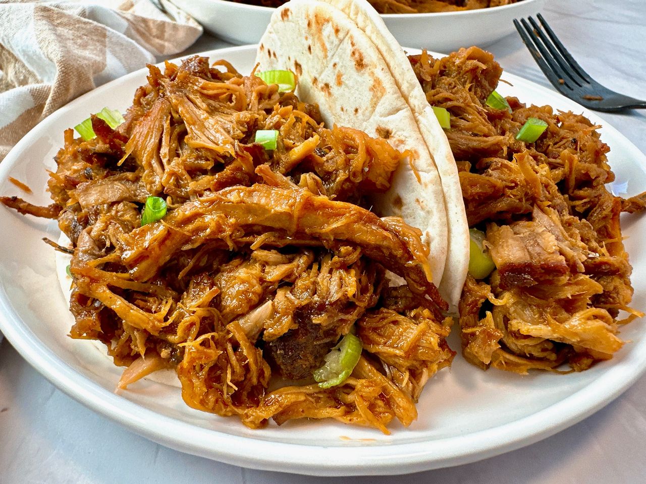 Pulled Pork pulled pork on tortillas