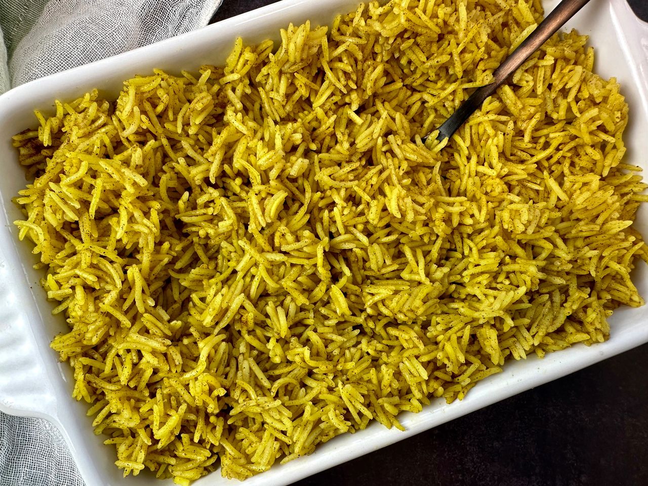 Indian restaurant rice
