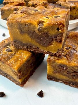 pumpkin brownies