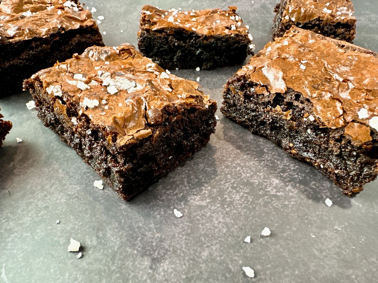 brownies with sea salt