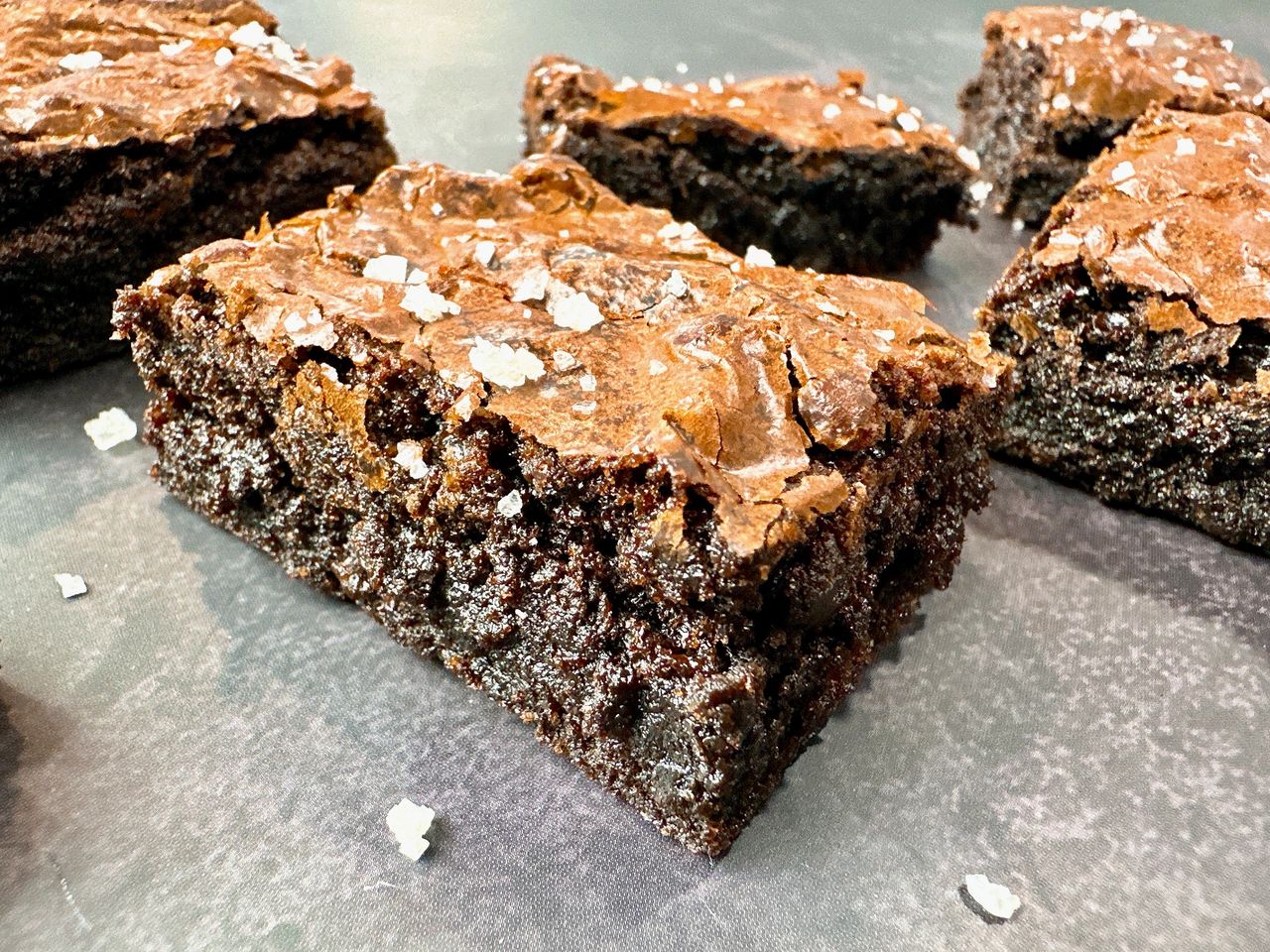 Fudgy Brownies with Celtic Salt Fudgy Brownies with Celtic Salt