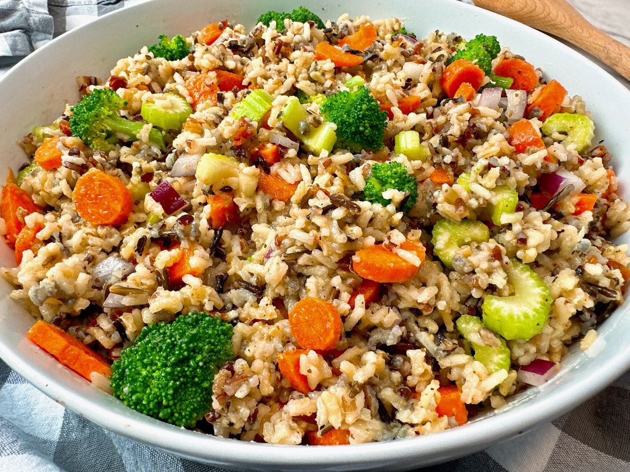 rice and vegetable salad