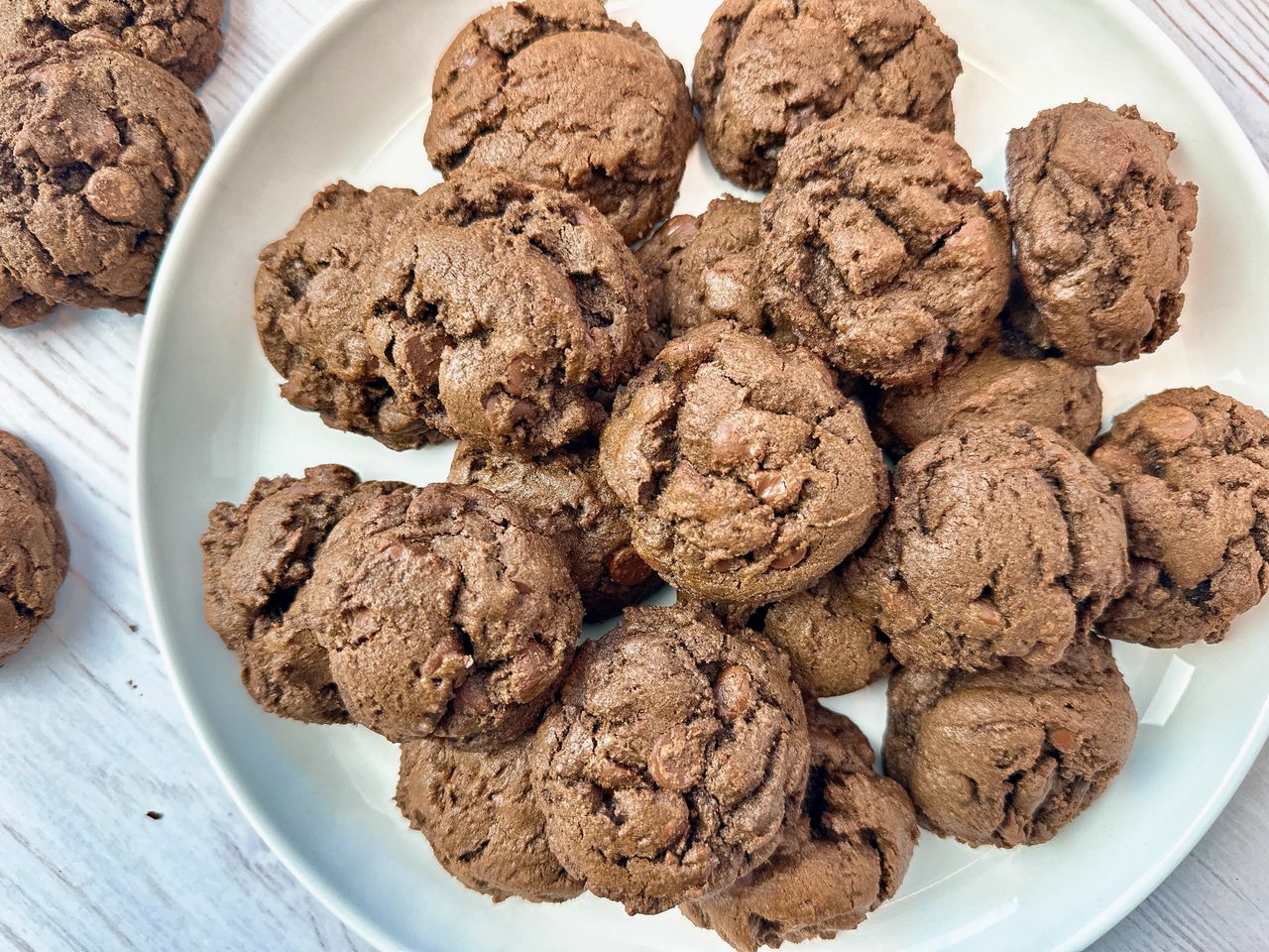 double chocolate chip cookies