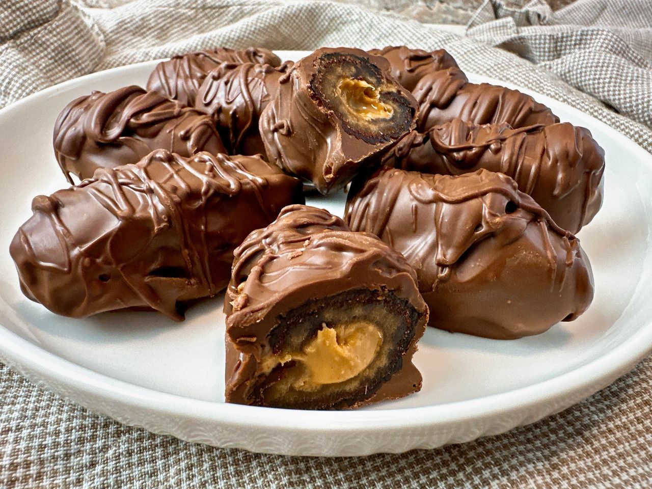 peanut butter stuffed dates