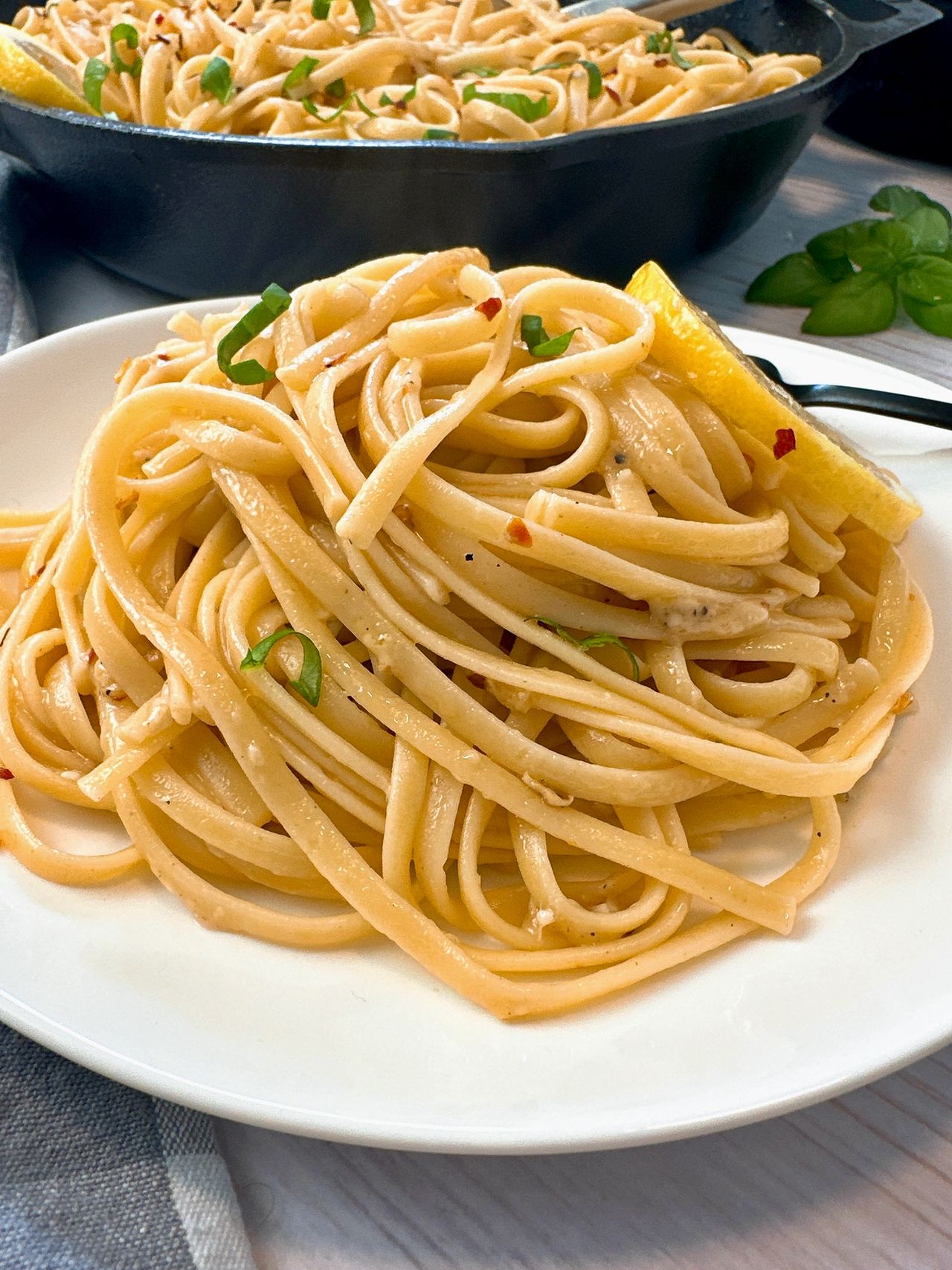 linguine with lemon and parmesan 