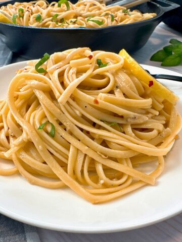 linguine with lemon and parmesan