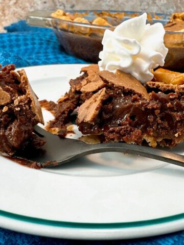 Chocolate chess pie