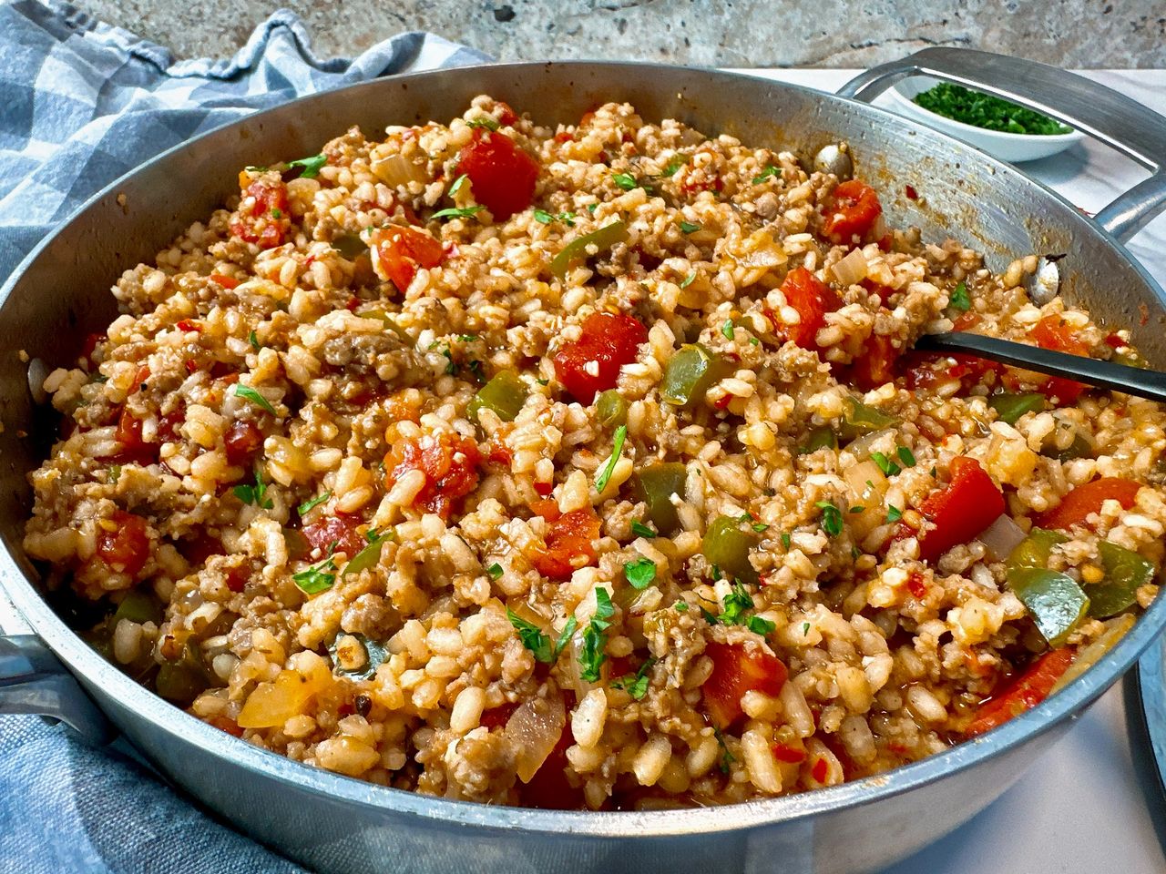Sausage and Paella Rice Skillet Sausage and Rice Skillet