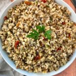 pesto rice salad