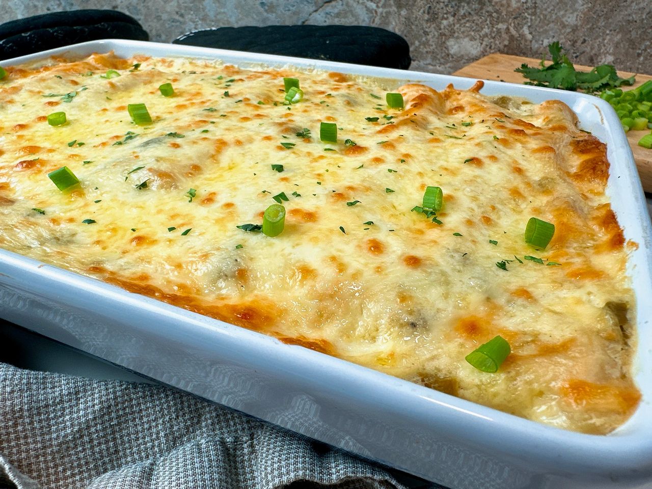 white chicken enchiladas