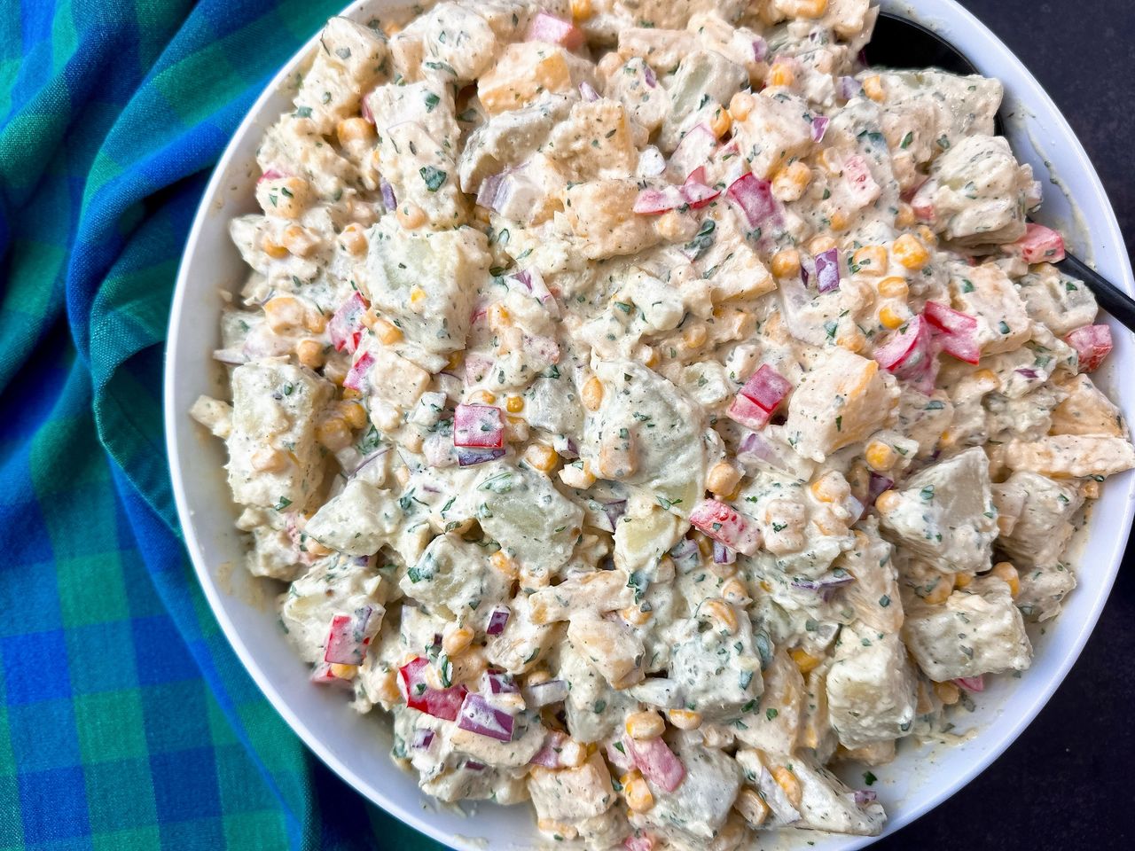 caribbean sweet potato salad