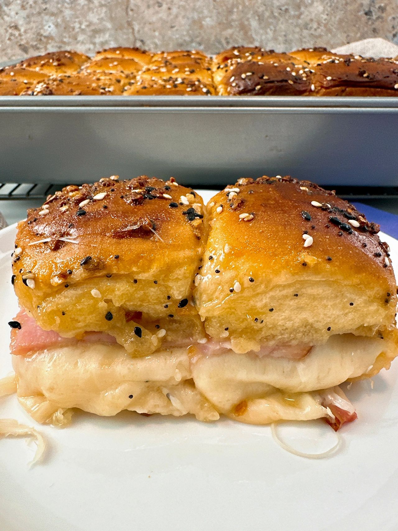 ham and cheese sliders