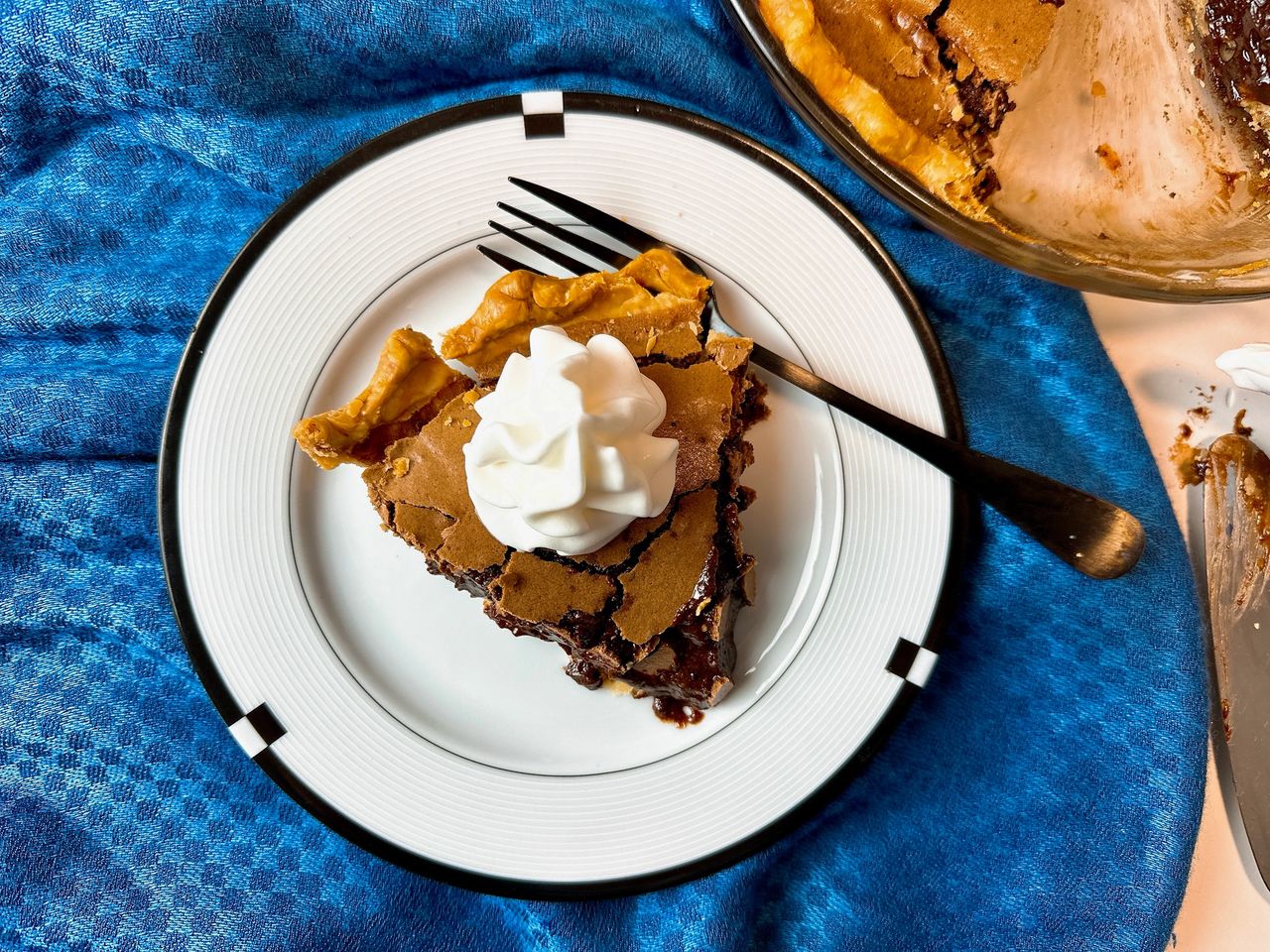Chocolate chess pie