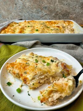 white chicken enchiladas