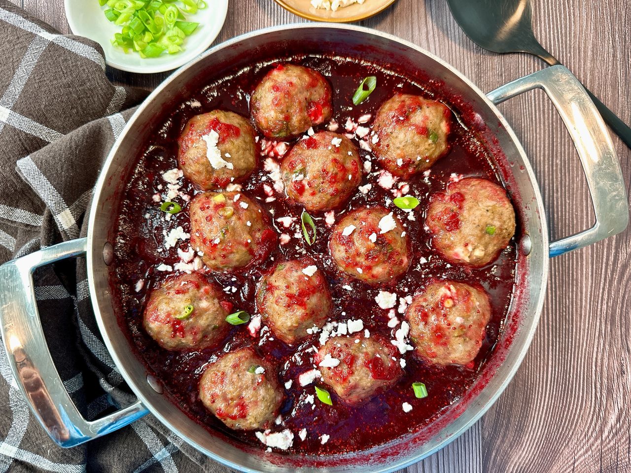 turkey meatballs in cranberry sauce