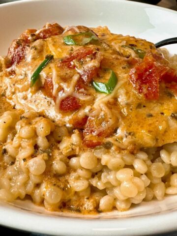 pesto chicken and couscous
