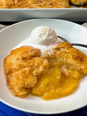 peach cobbler