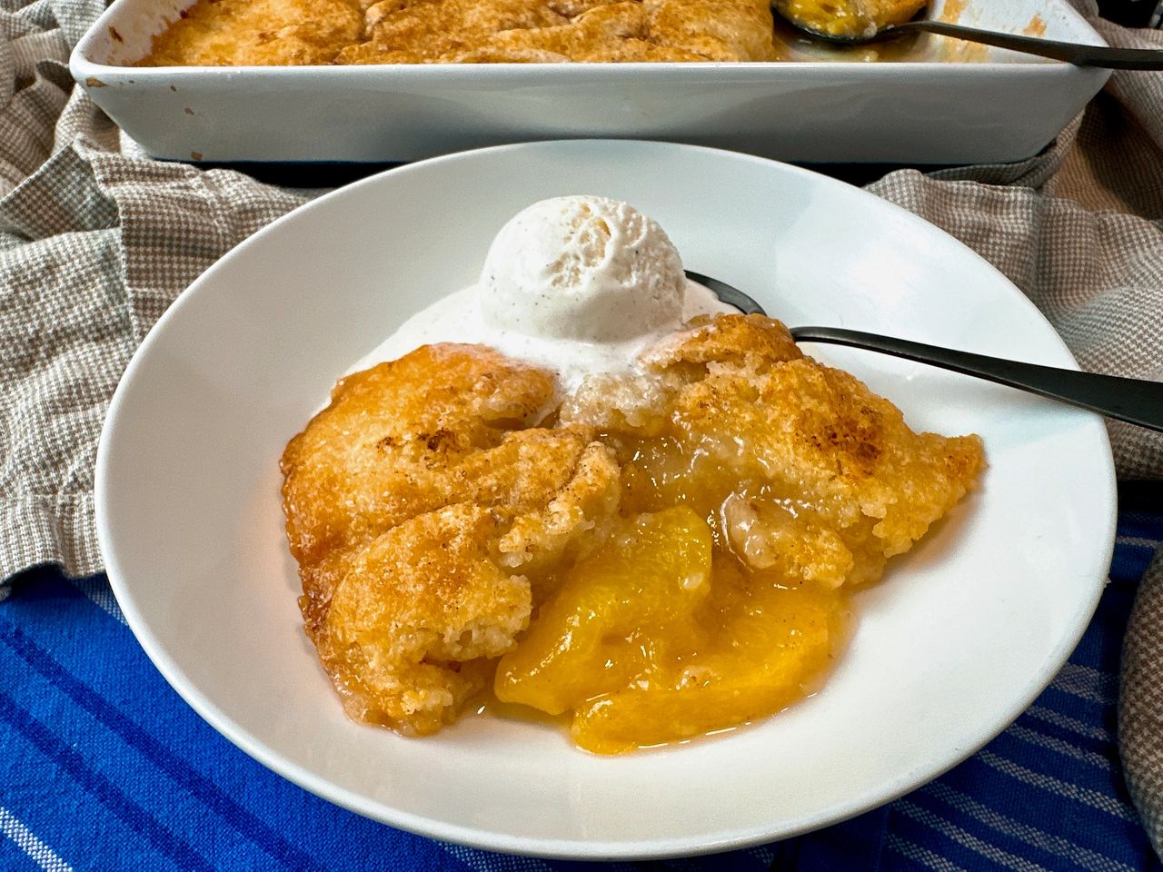 peach cobbler