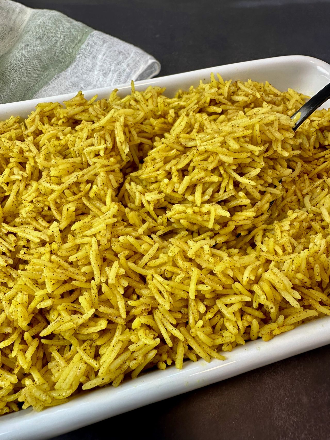 Indian restaurant rice