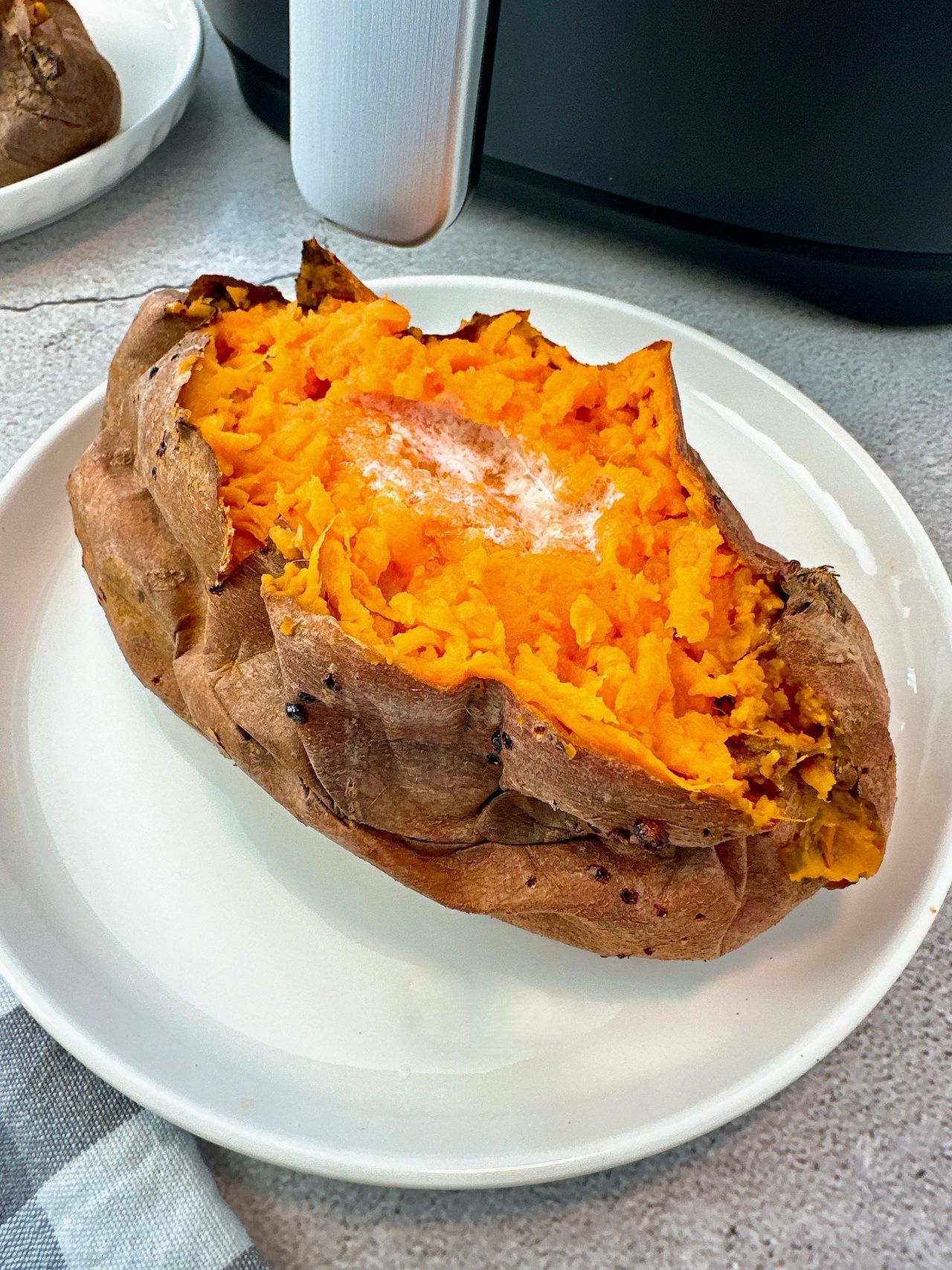 sweet potato with butter