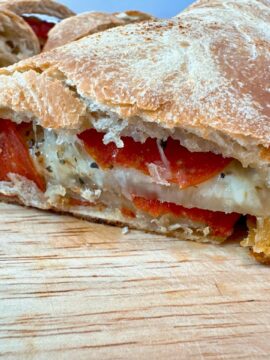 sliced pepperoni bread
