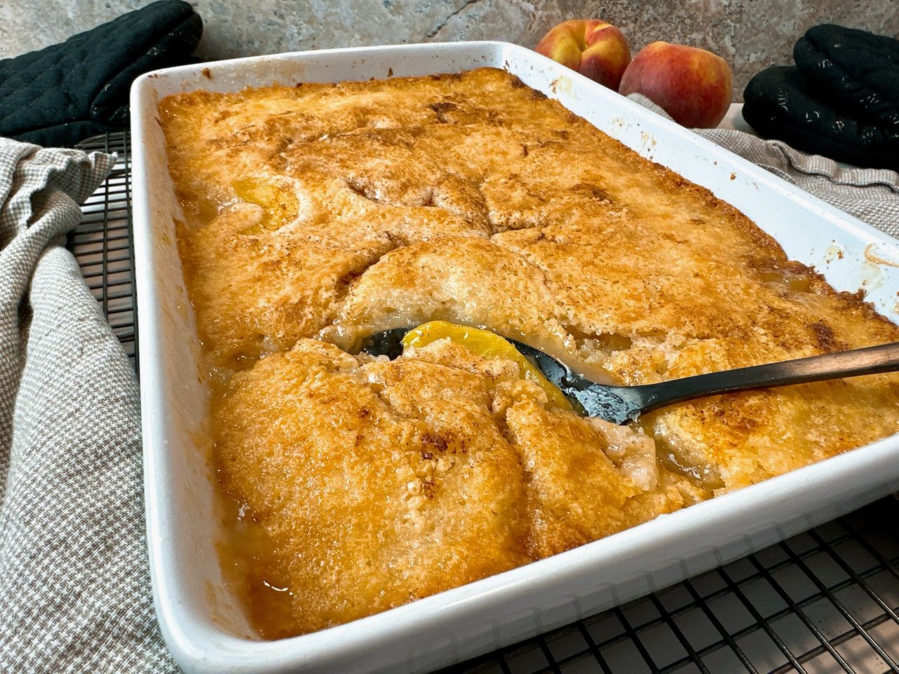 peach cobbler