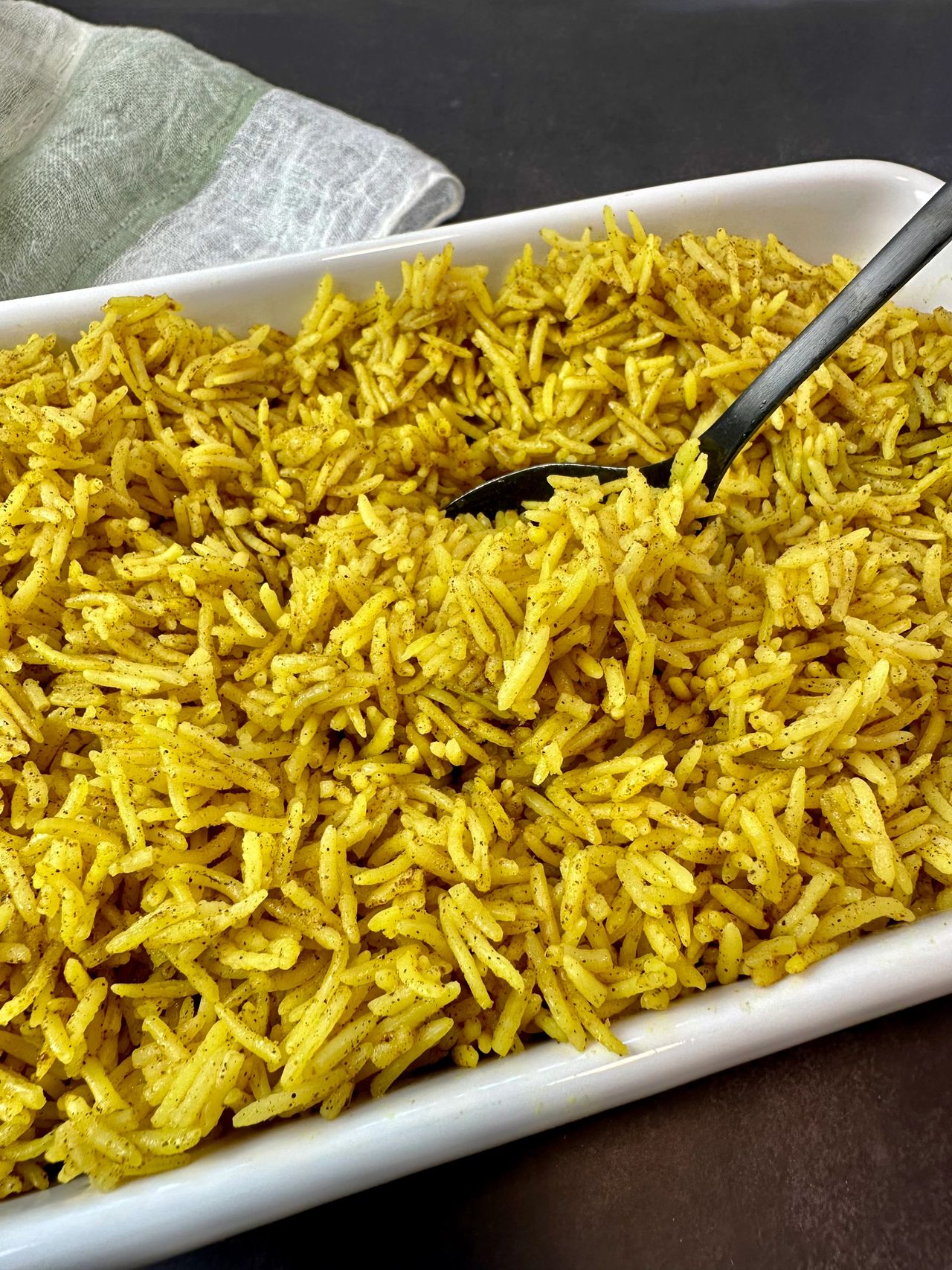 Indian restaurant rice