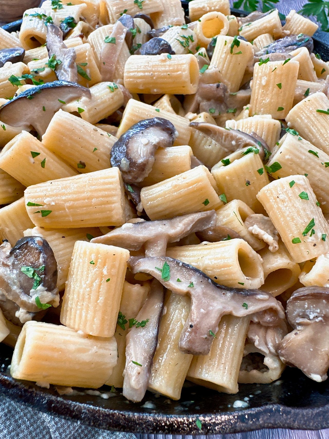 Pasta with mushrooms