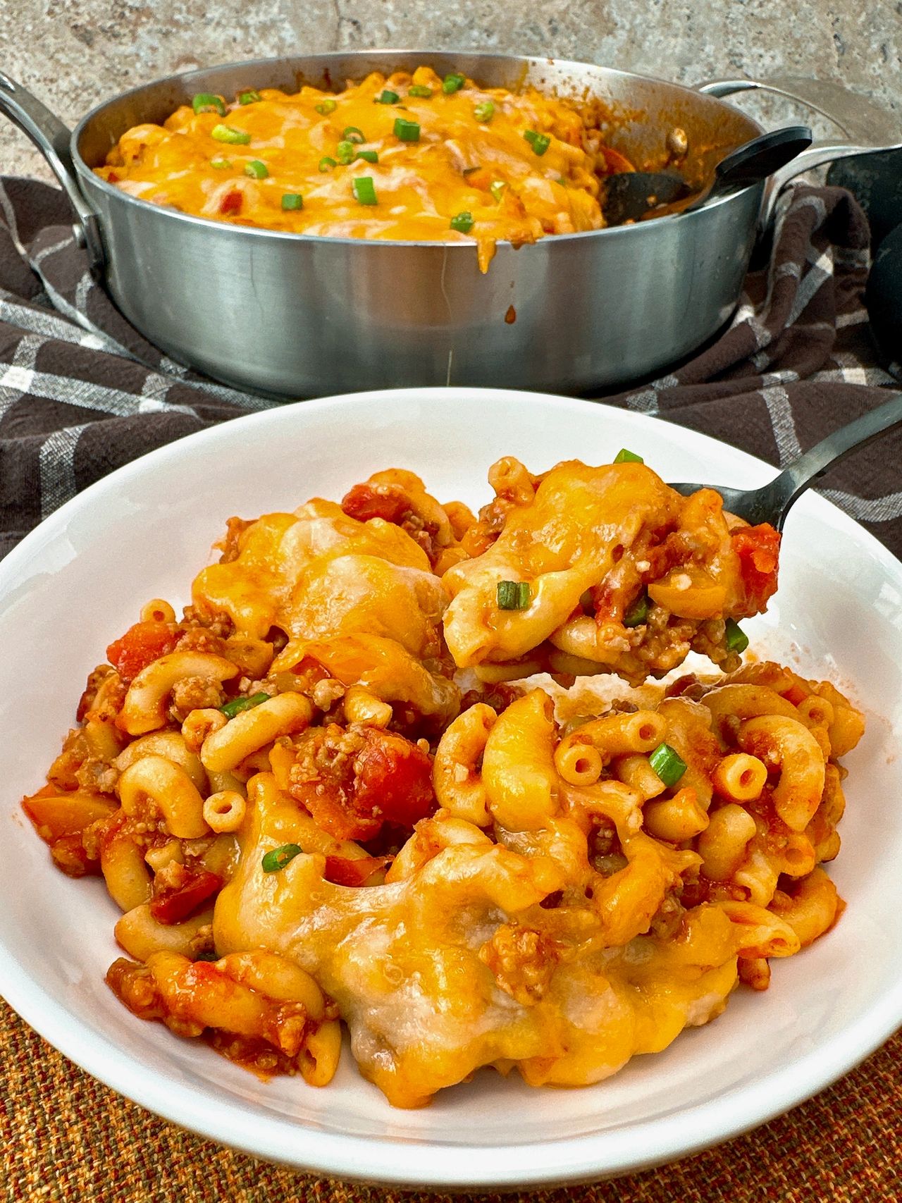 taco sausage and pasta