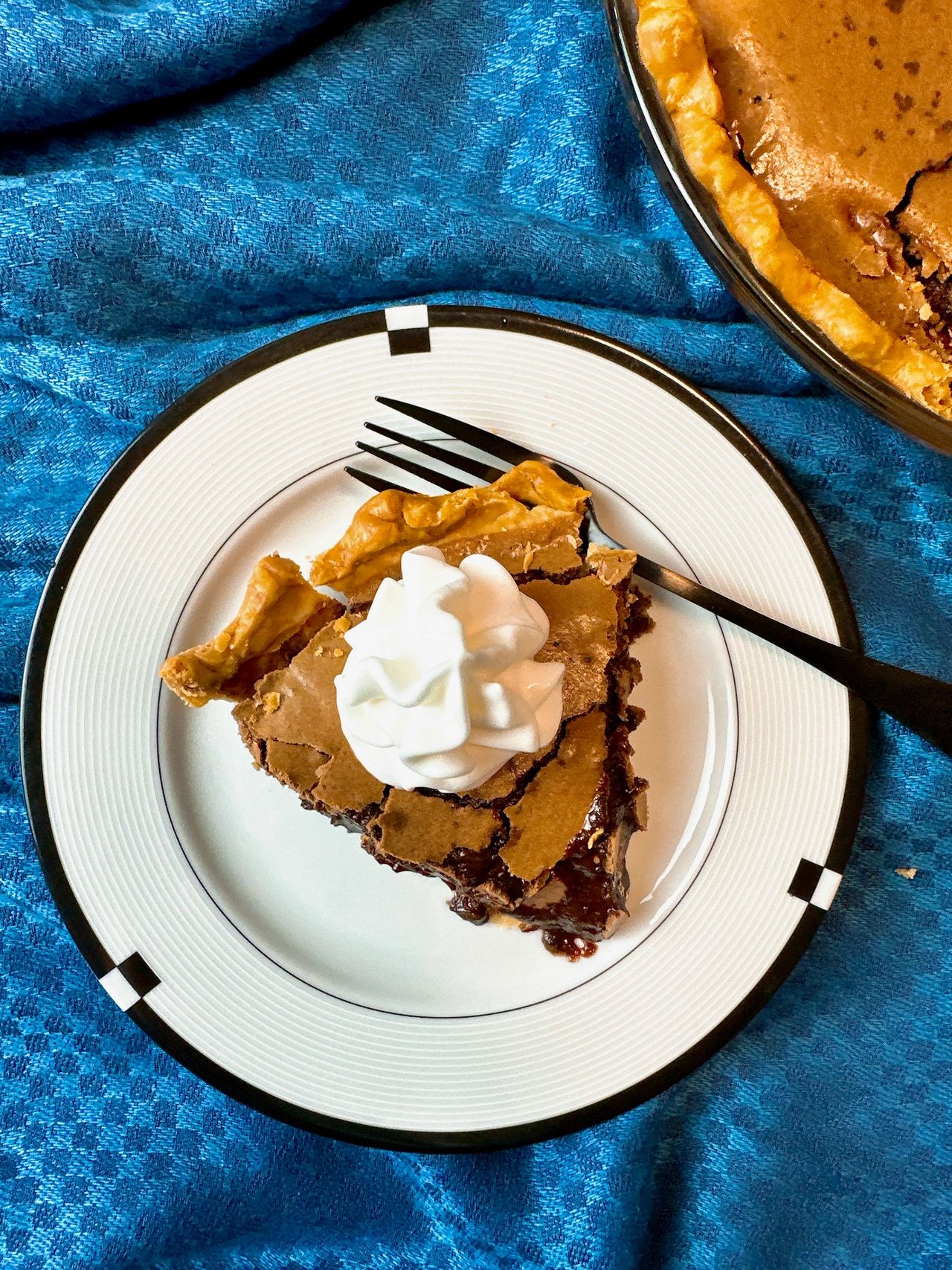 Chocolate chess pie