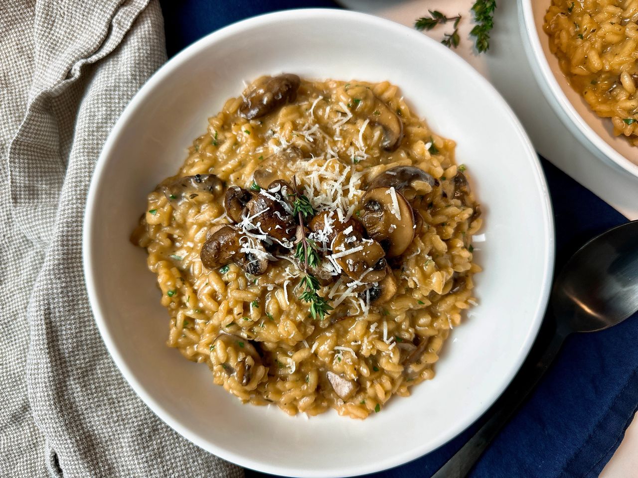 mushroom risotto