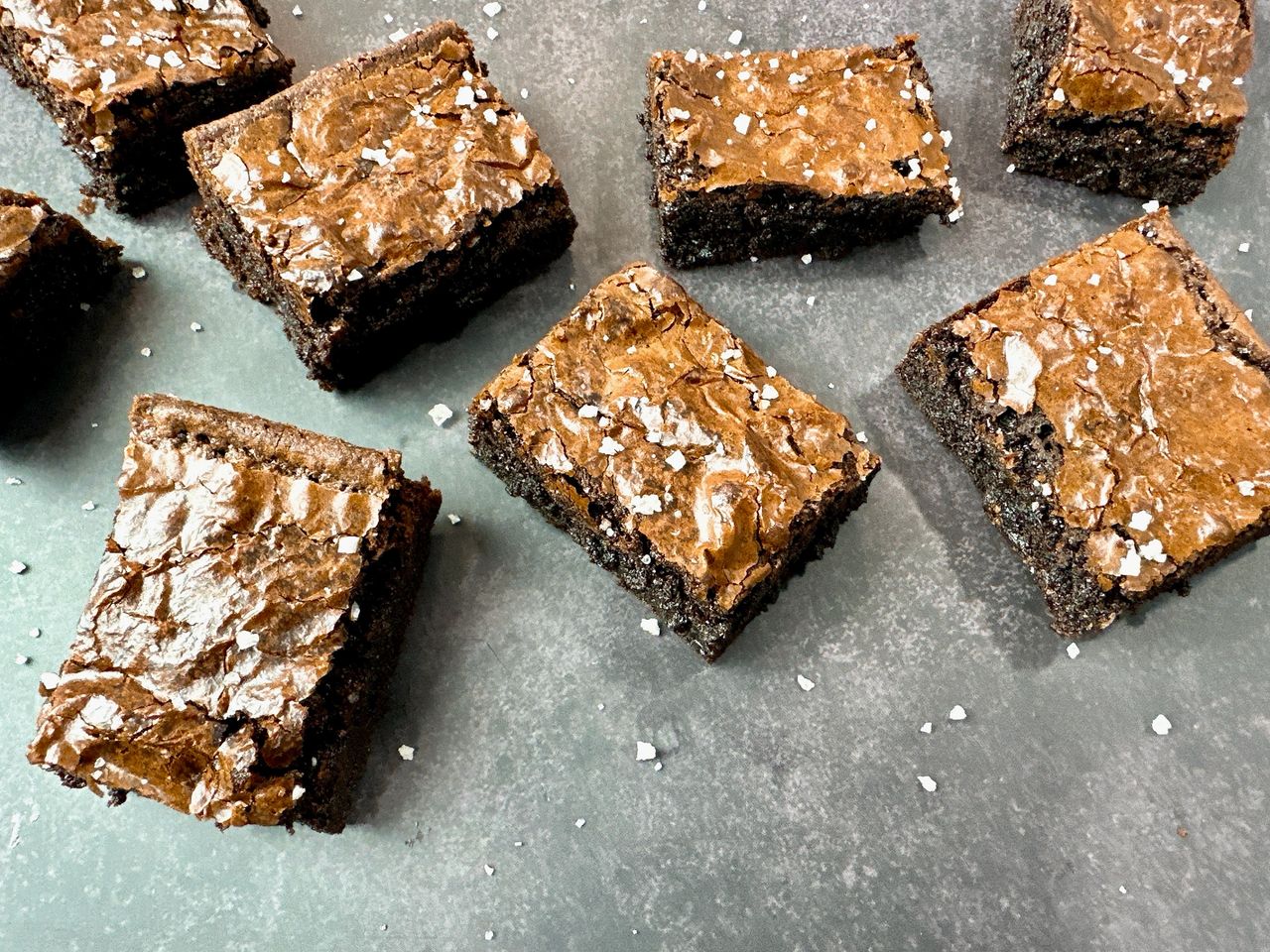 brownies with sea salt