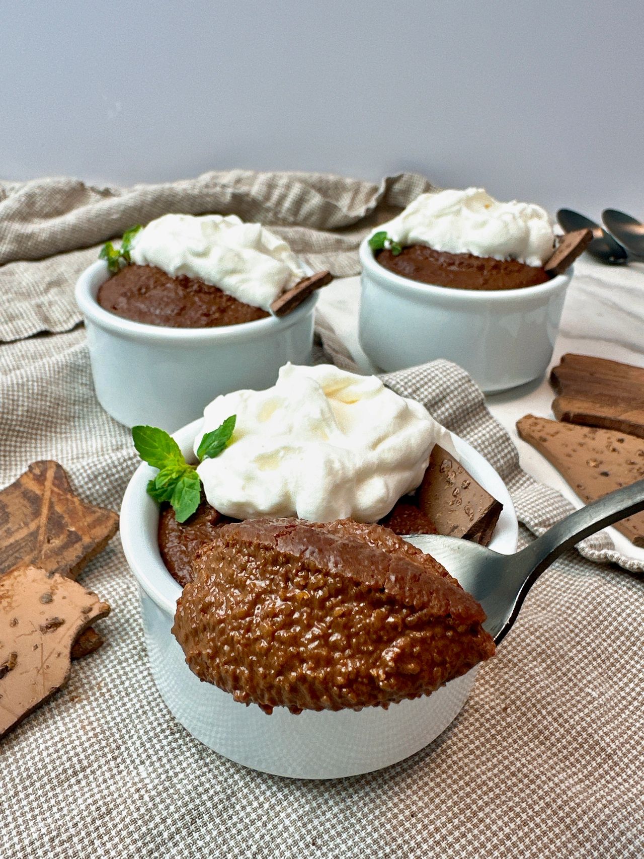 Estonian kama pudding