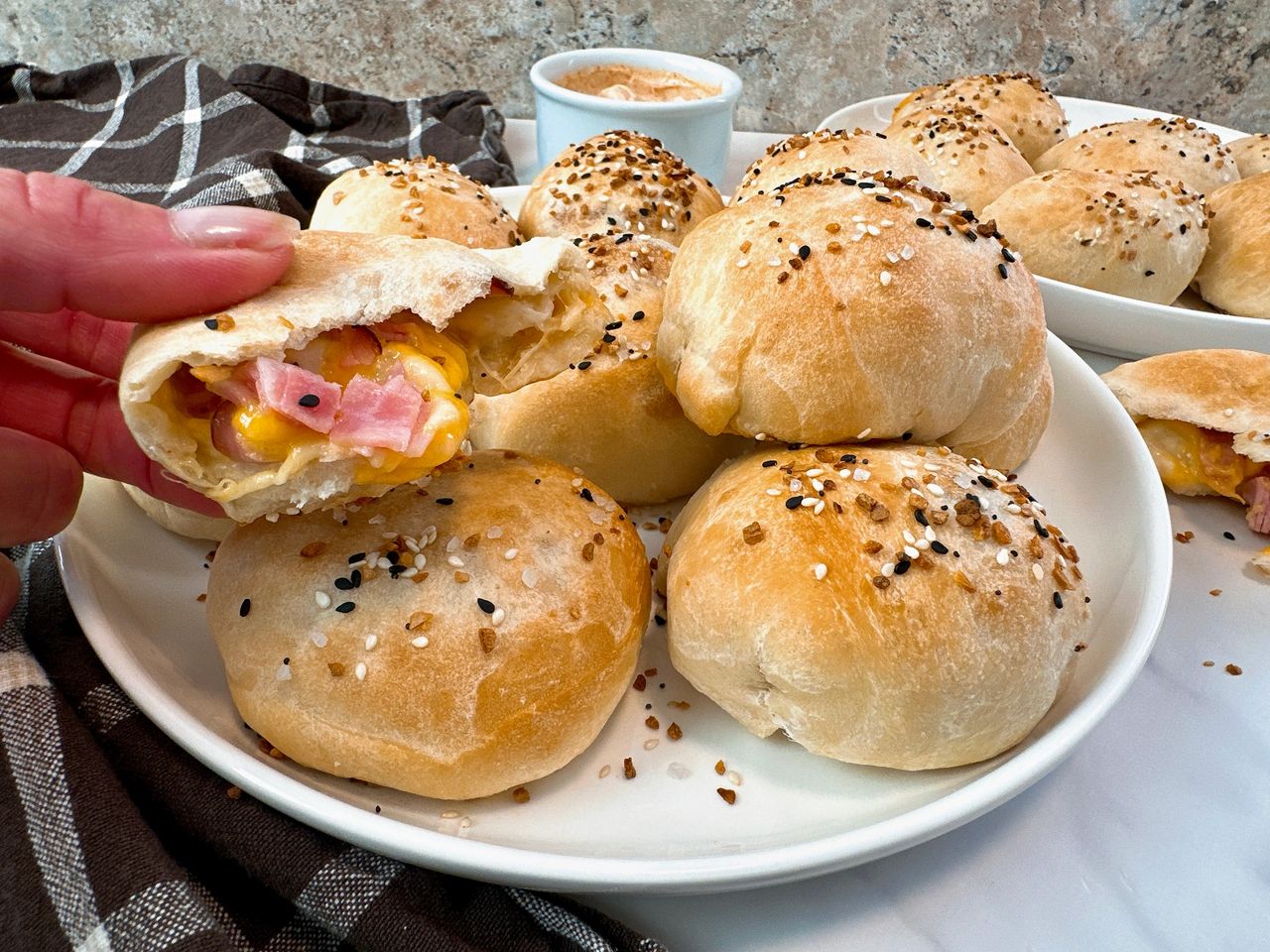 ham and cheese pockets
