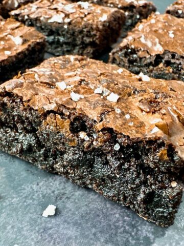 brownies with sea salt
