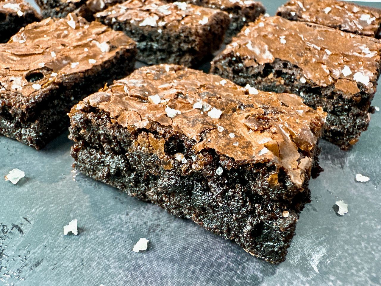 brownies with sea salt