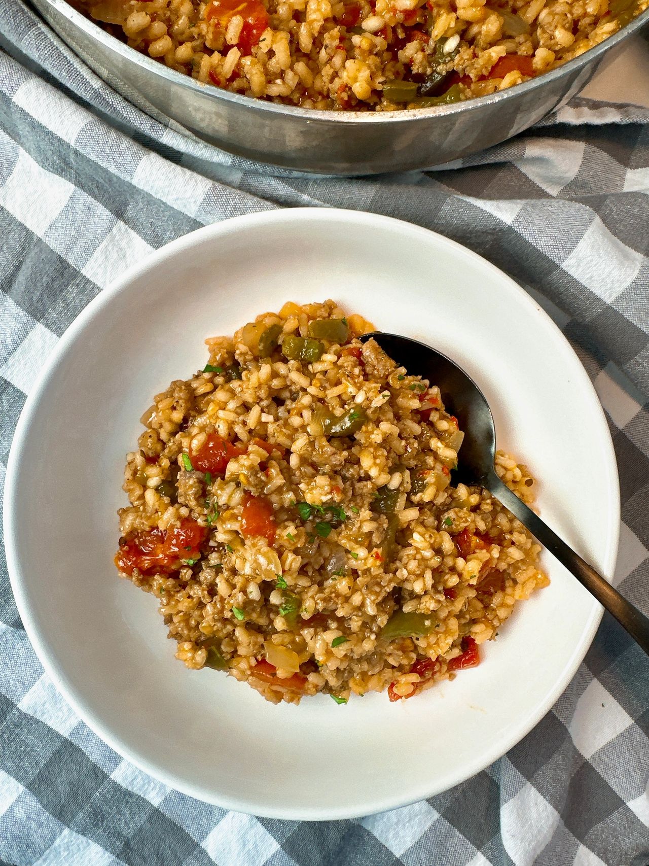 sausage and rice skillet