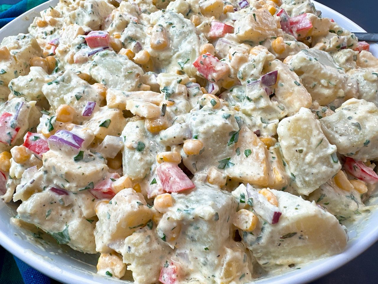 caribbean sweet potato salad