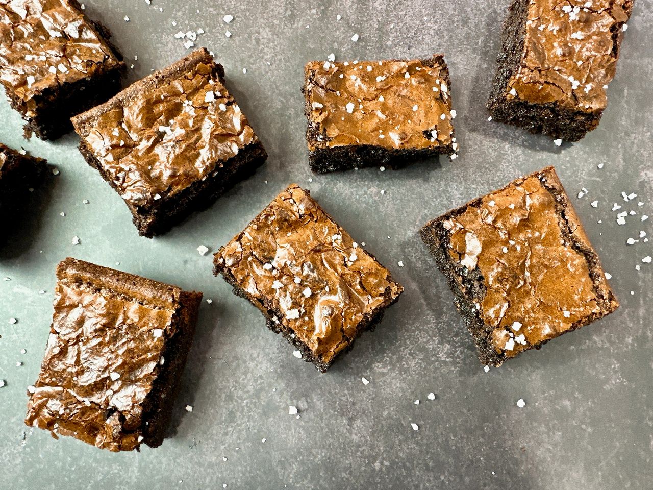 brownies with sea salt