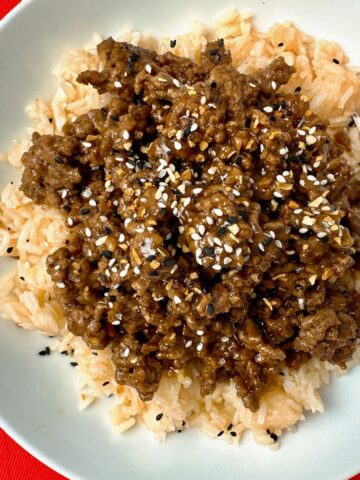 teriyaki ground beef