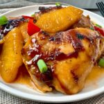 chicken with pineapples in teriyaki sauce